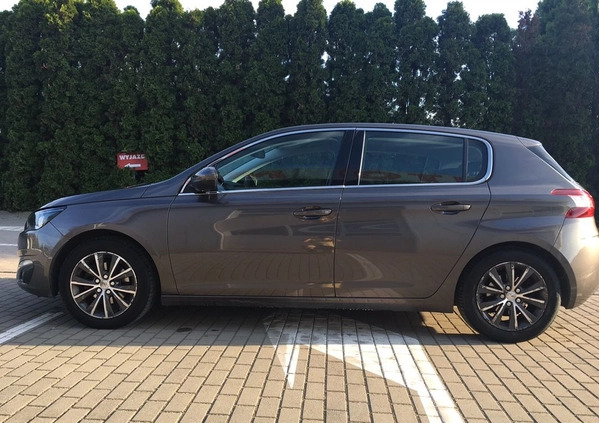 Peugeot 308 cena 32900 przebieg: 141621, rok produkcji 2014 z Mosina małe 79